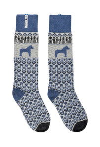 Dalarna Blå Woollen Socks.